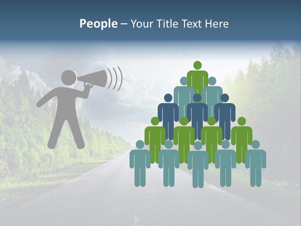 Transport Horizon Destination PowerPoint Template