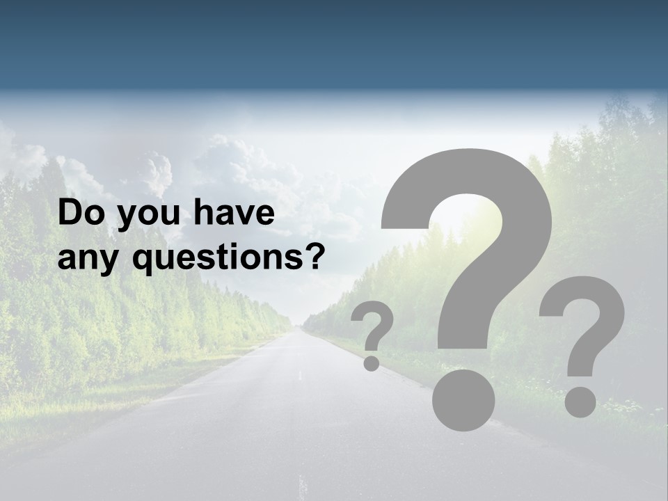 Transport Horizon Destination PowerPoint Template