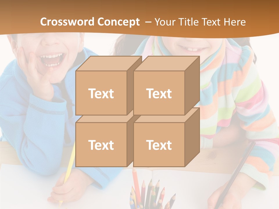 Happy Enjoying Education PowerPoint Template