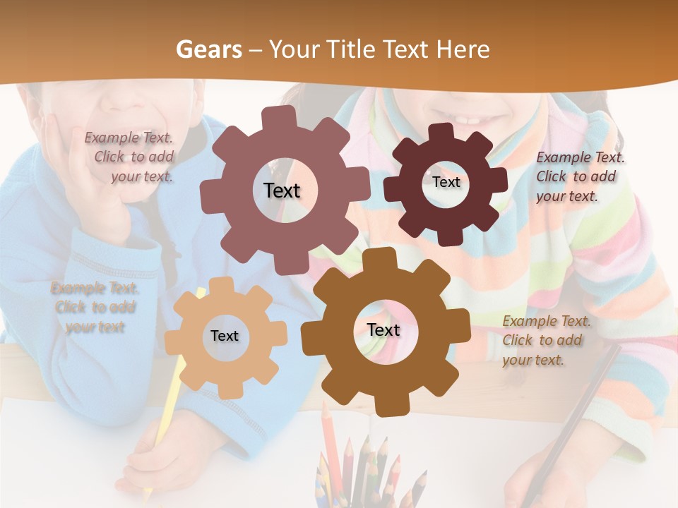 Happy Enjoying Education PowerPoint Template