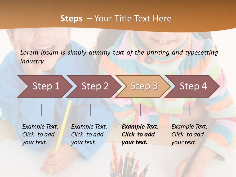 Happy Enjoying Education PowerPoint Template