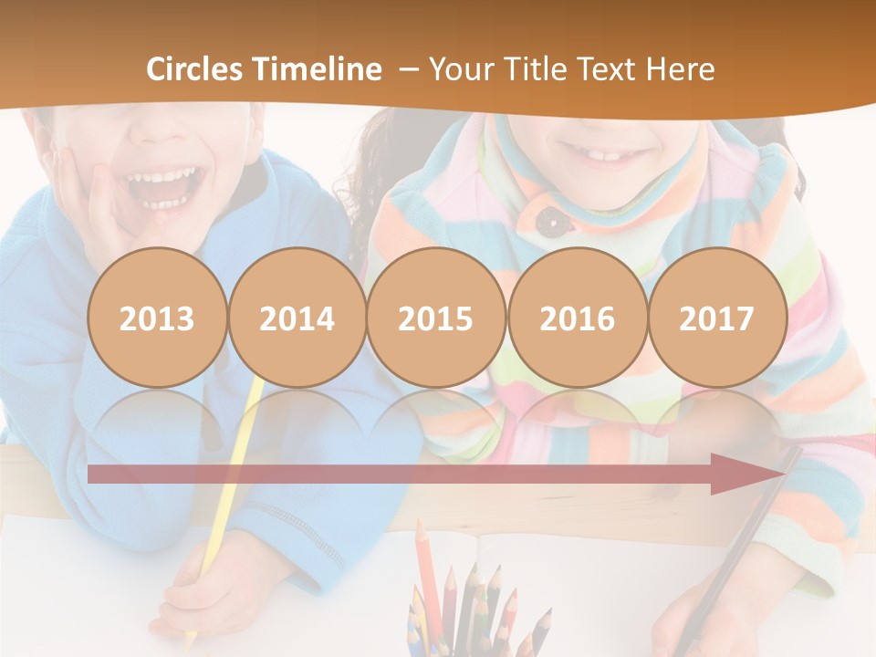 Happy Enjoying Education PowerPoint Template