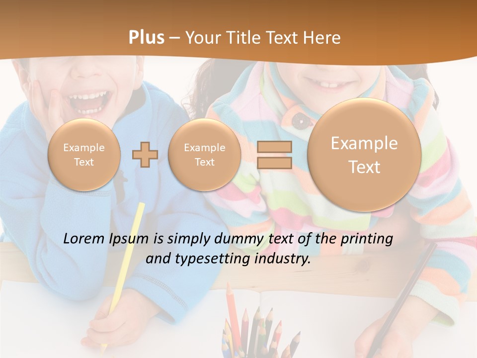 Happy Enjoying Education PowerPoint Template