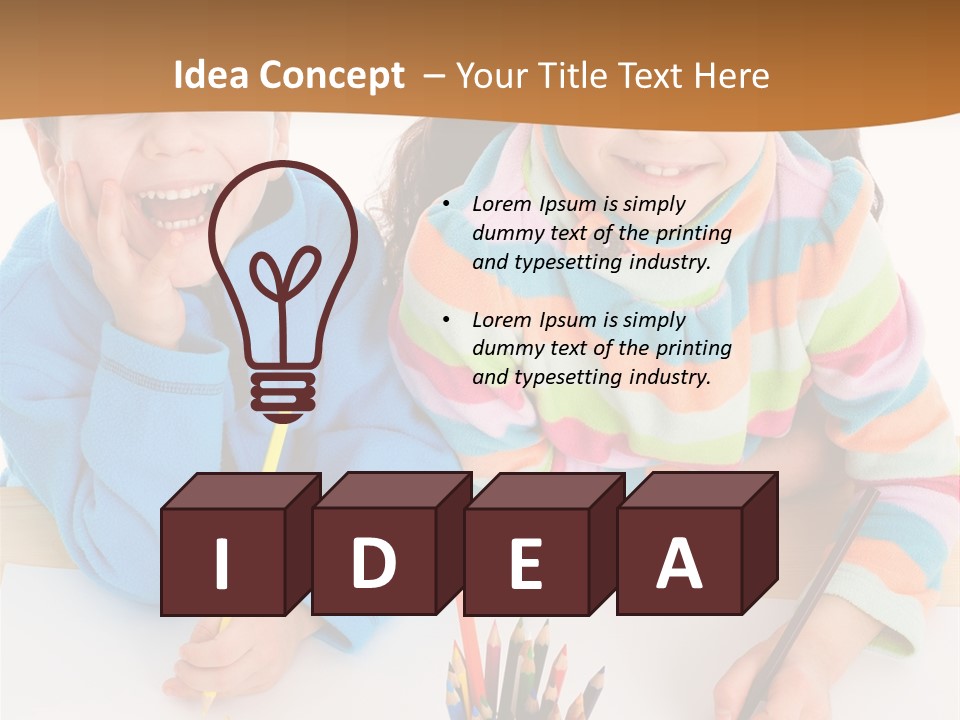 Happy Enjoying Education PowerPoint Template