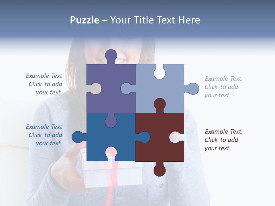 Natural Valentine Face PowerPoint Template