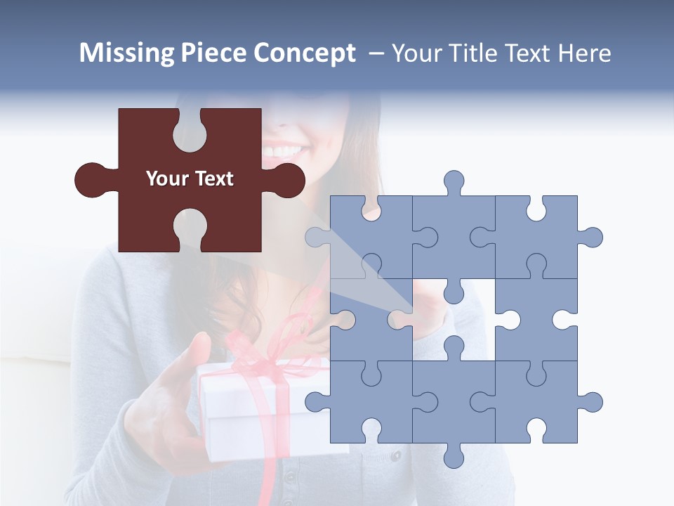 Natural Valentine Face PowerPoint Template