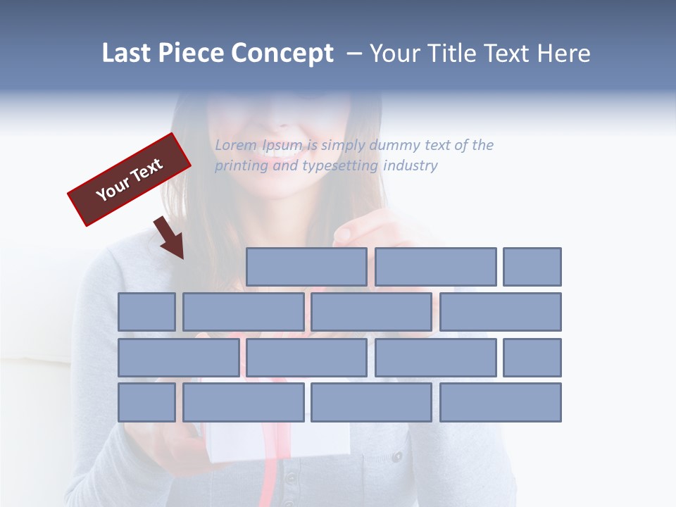 Natural Valentine Face PowerPoint Template