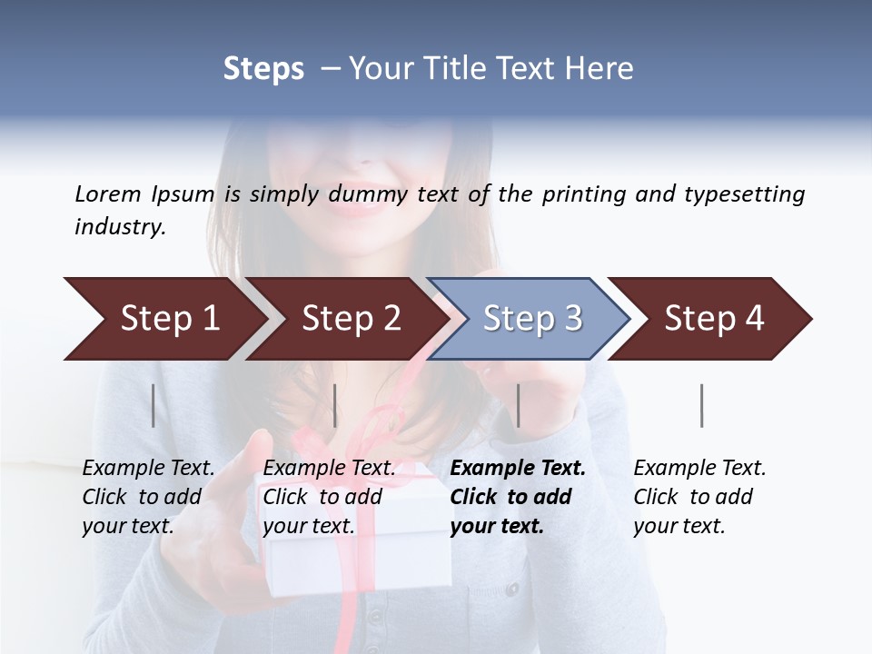 Natural Valentine Face PowerPoint Template