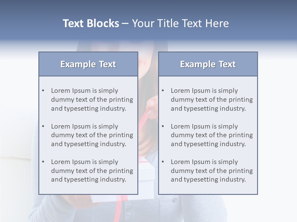 Natural Valentine Face PowerPoint Template