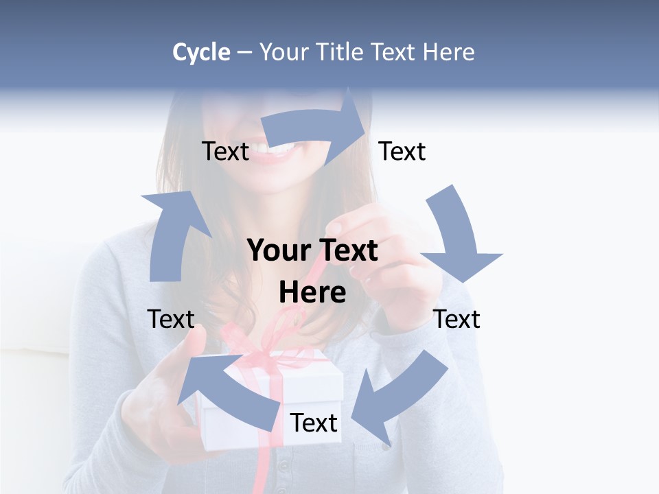 Natural Valentine Face PowerPoint Template