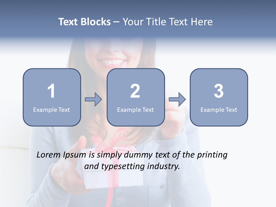Natural Valentine Face PowerPoint Template