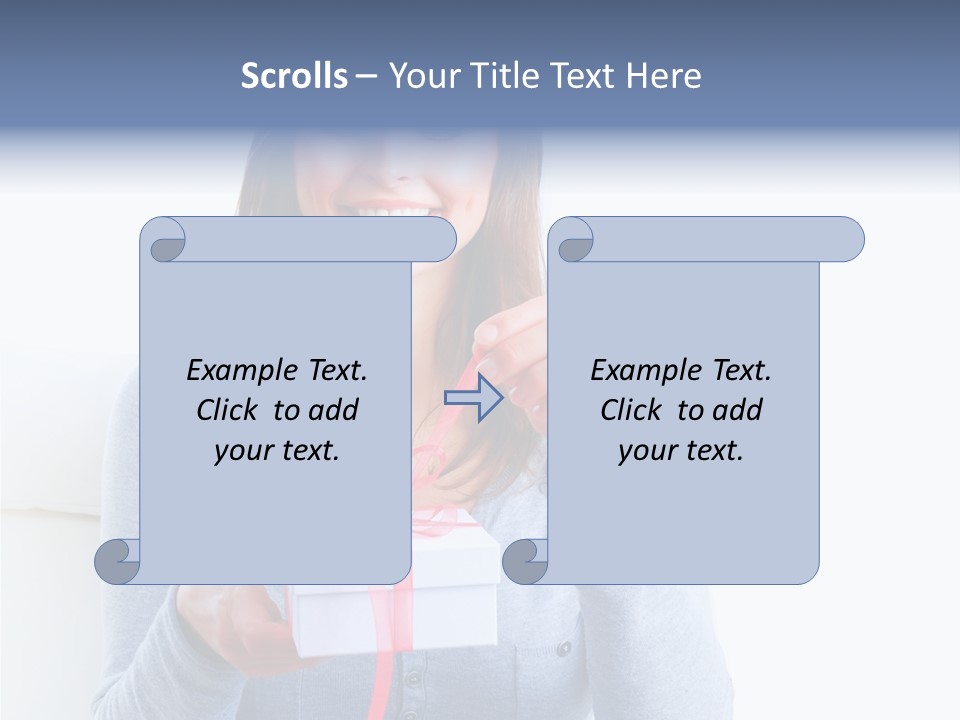 Natural Valentine Face PowerPoint Template