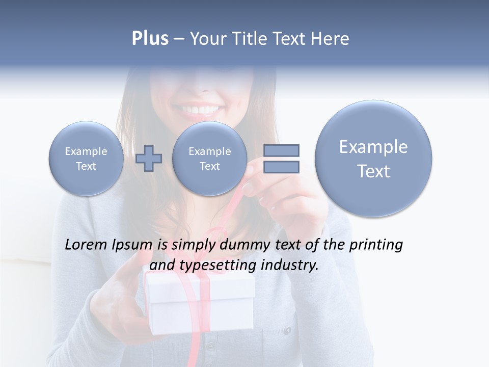 Natural Valentine Face PowerPoint Template