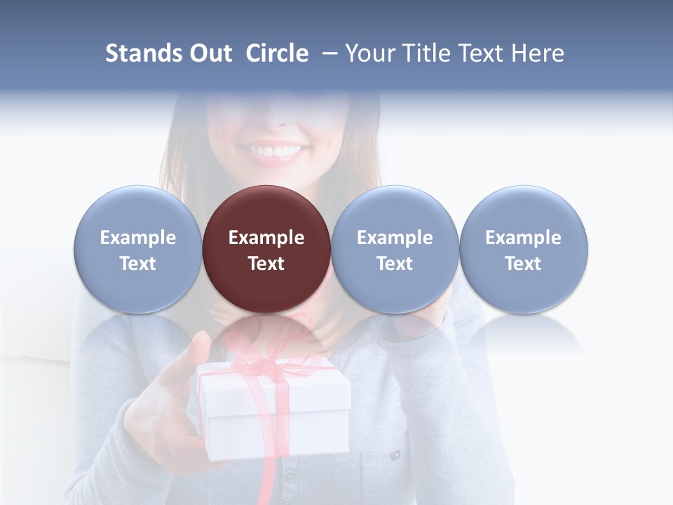 Natural Valentine Face PowerPoint Template