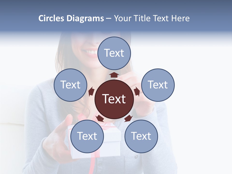 Natural Valentine Face PowerPoint Template