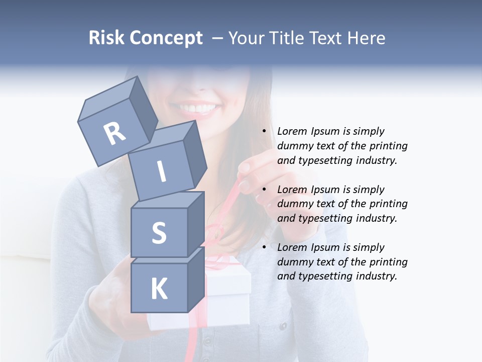 Natural Valentine Face PowerPoint Template