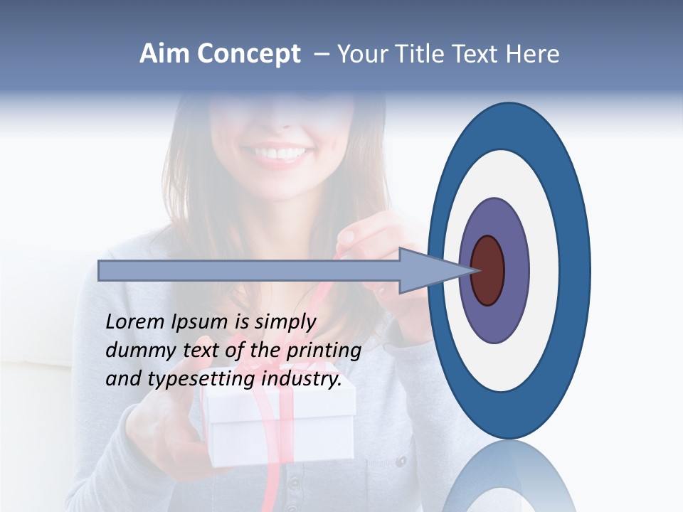 Natural Valentine Face PowerPoint Template