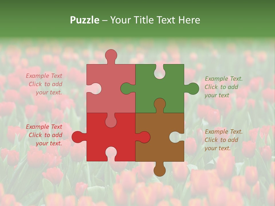 Floral Chiangrai Rural PowerPoint Template