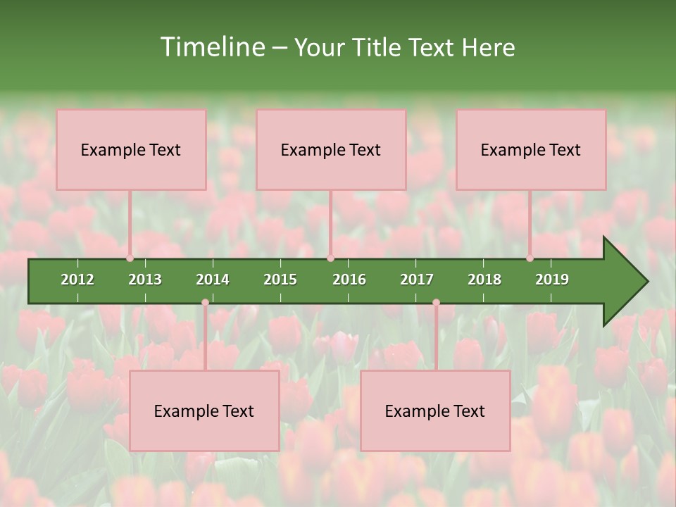 Floral Chiangrai Rural PowerPoint Template