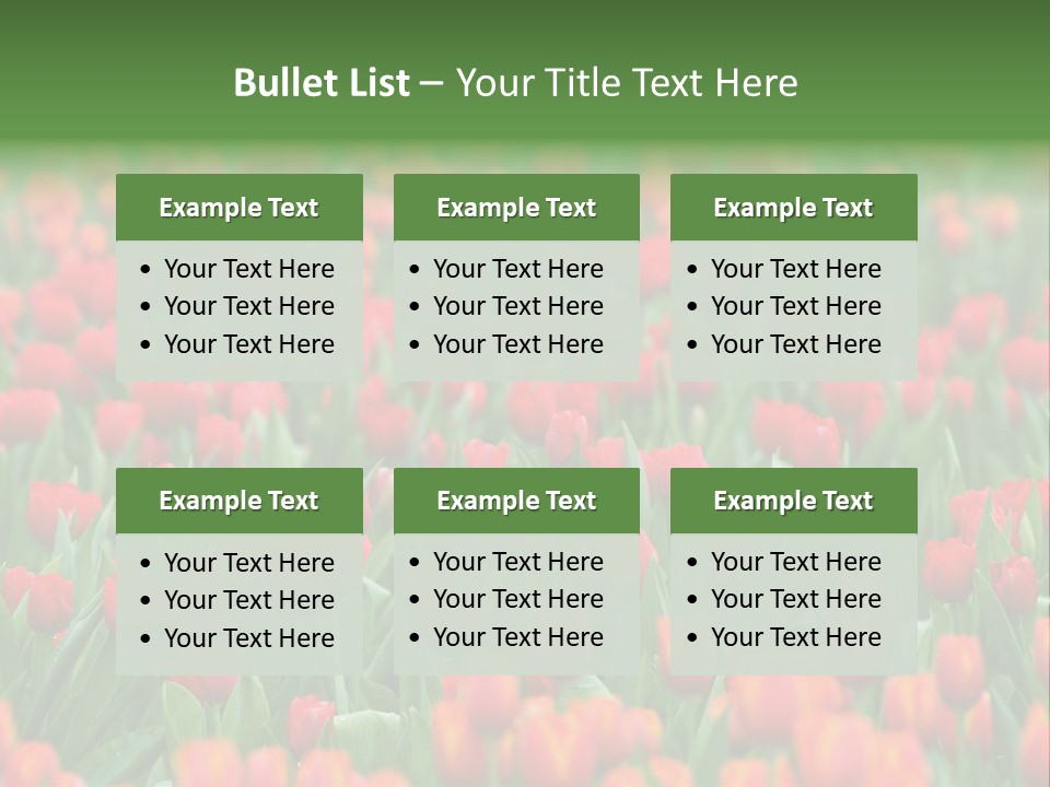 Floral Chiangrai Rural PowerPoint Template