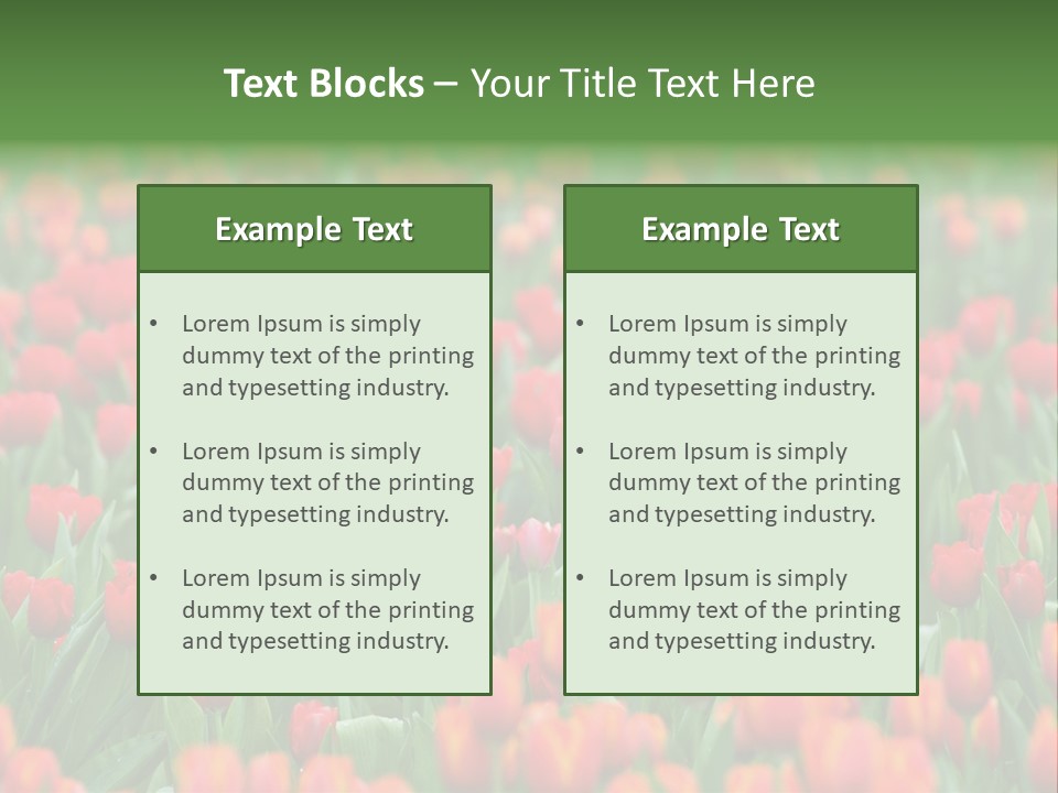 Floral Chiangrai Rural PowerPoint Template
