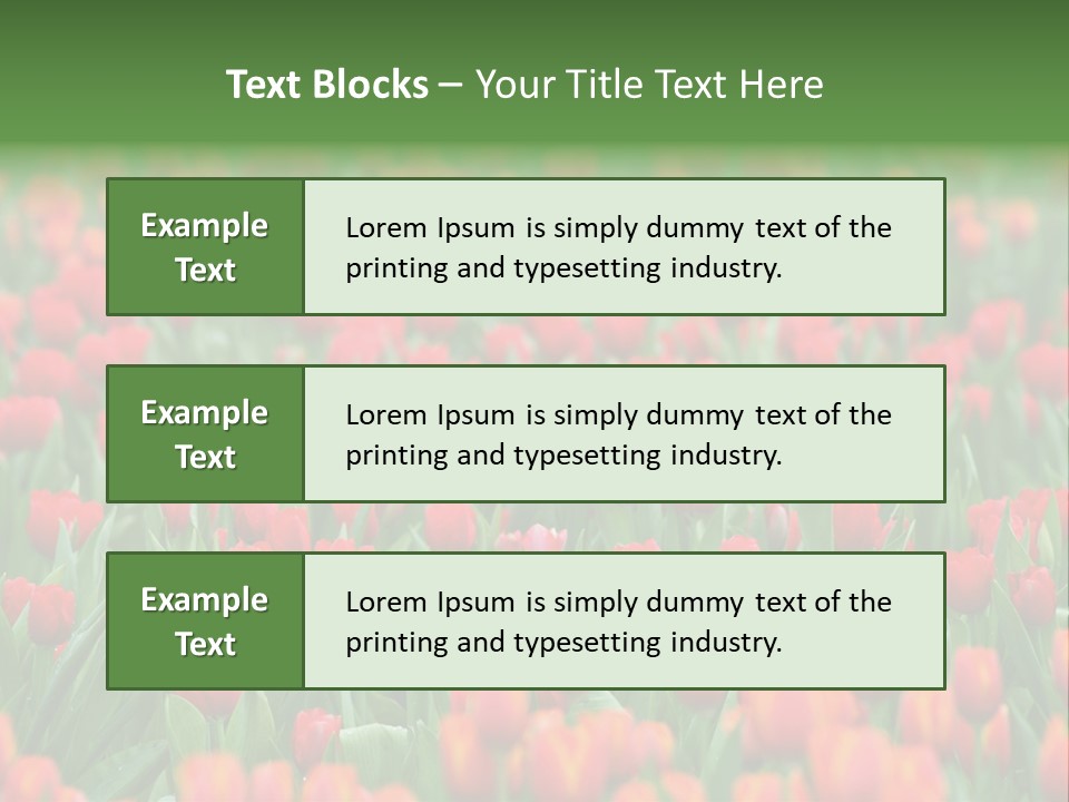 Floral Chiangrai Rural PowerPoint Template