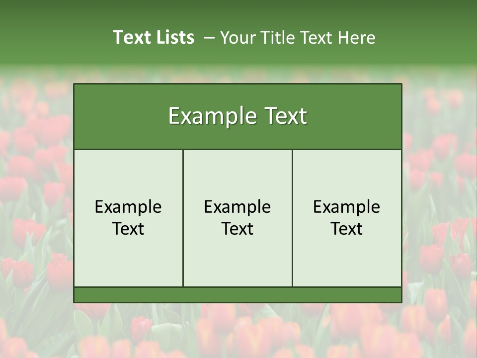 Floral Chiangrai Rural PowerPoint Template