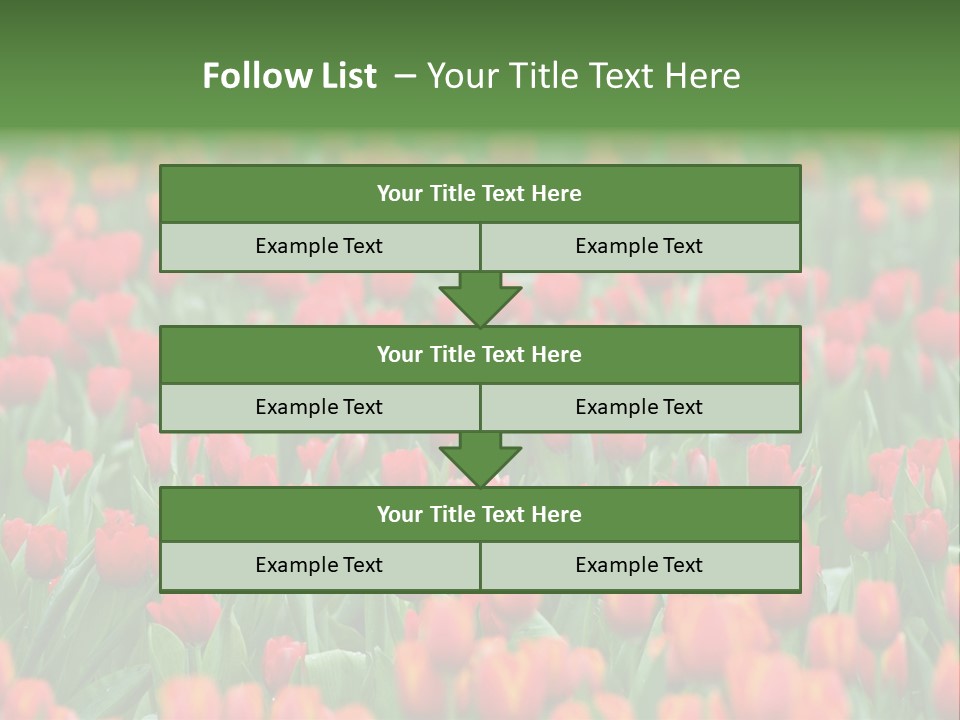 Floral Chiangrai Rural PowerPoint Template