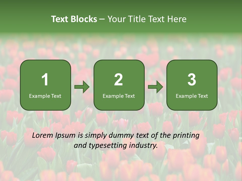Floral Chiangrai Rural PowerPoint Template