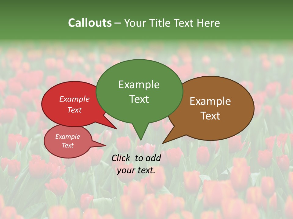 Floral Chiangrai Rural PowerPoint Template