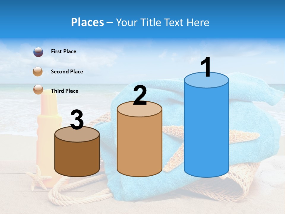 Vacation Scene Screen PowerPoint Template