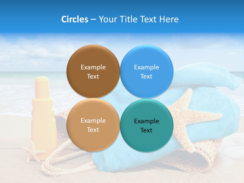 Vacation Scene Screen PowerPoint Template