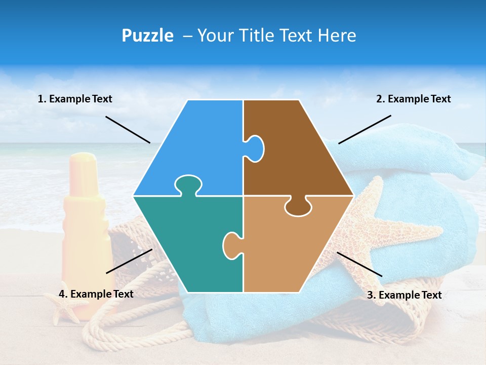 Vacation Scene Screen PowerPoint Template