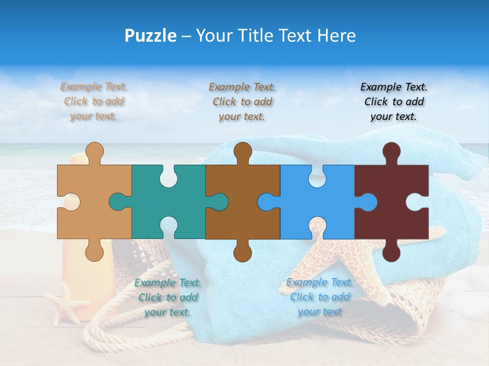 Vacation Scene Screen PowerPoint Template