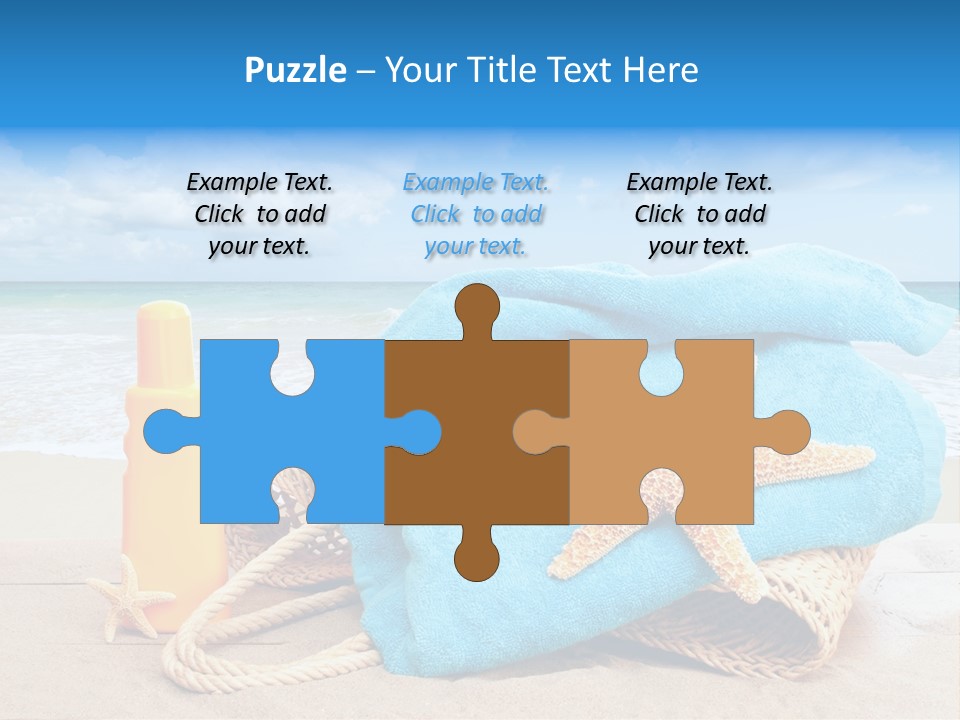 Vacation Scene Screen PowerPoint Template