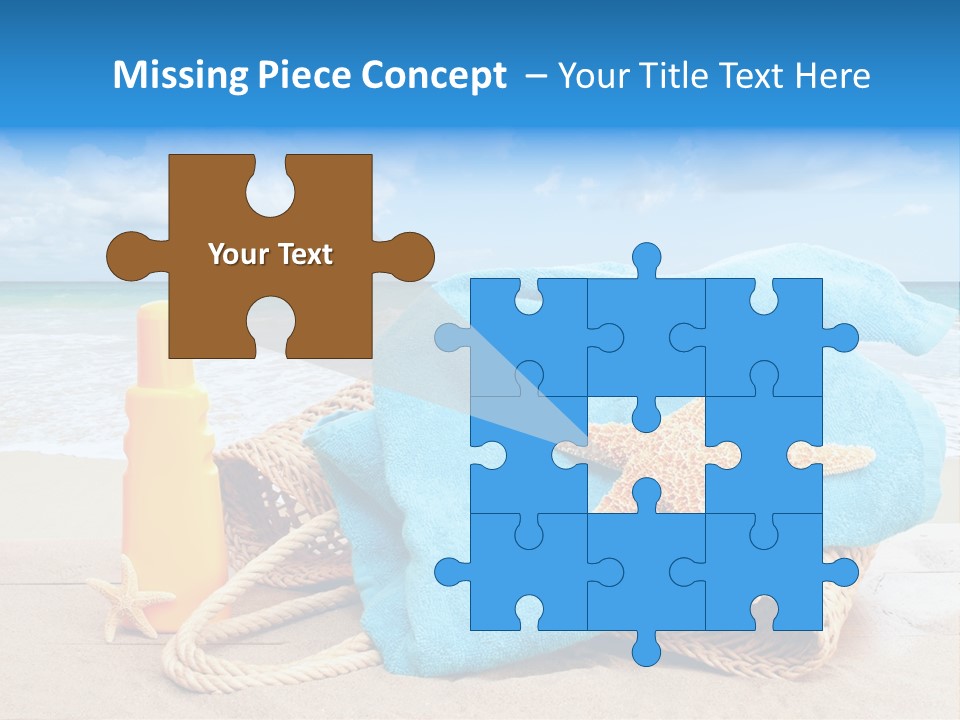 Vacation Scene Screen PowerPoint Template