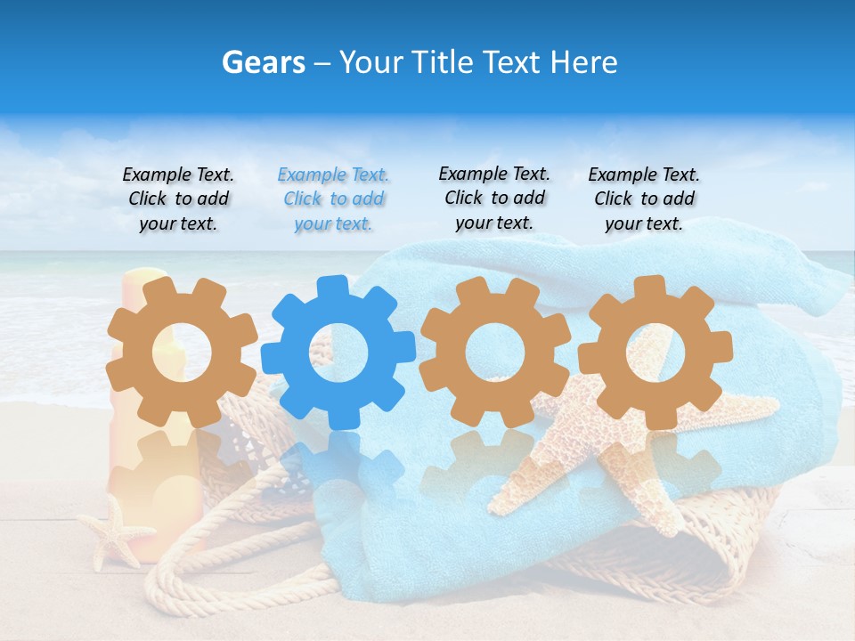 Vacation Scene Screen PowerPoint Template