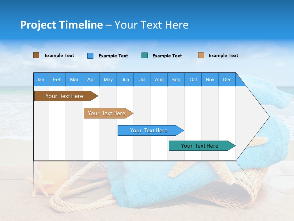Vacation Scene Screen PowerPoint Template