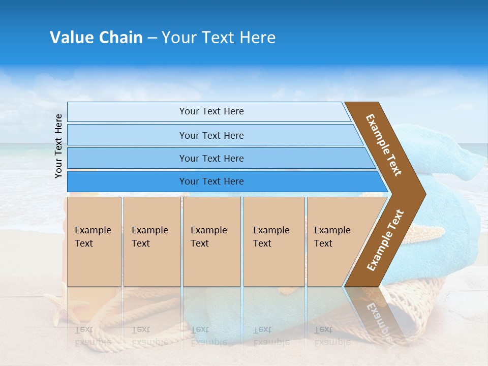 Vacation Scene Screen PowerPoint Template