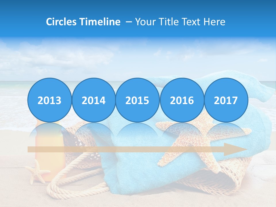 Vacation Scene Screen PowerPoint Template