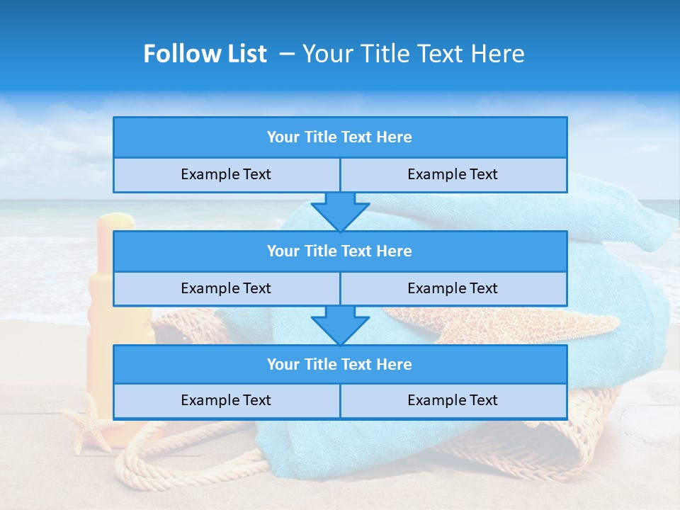Vacation Scene Screen PowerPoint Template