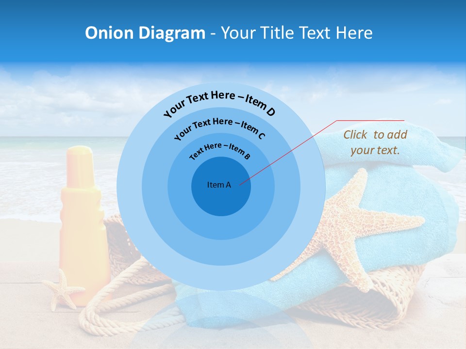 Vacation Scene Screen PowerPoint Template