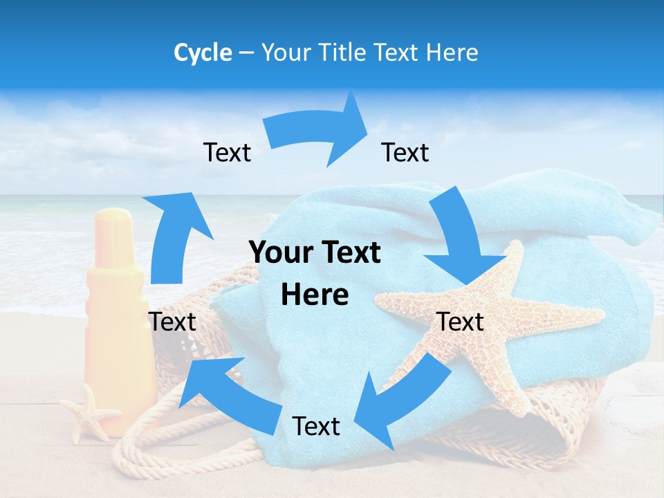 Vacation Scene Screen PowerPoint Template