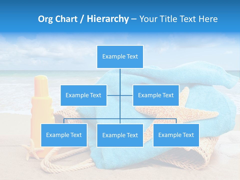 Vacation Scene Screen PowerPoint Template