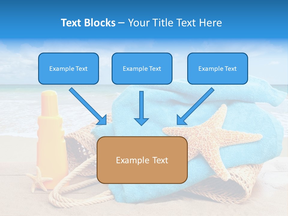 Vacation Scene Screen PowerPoint Template
