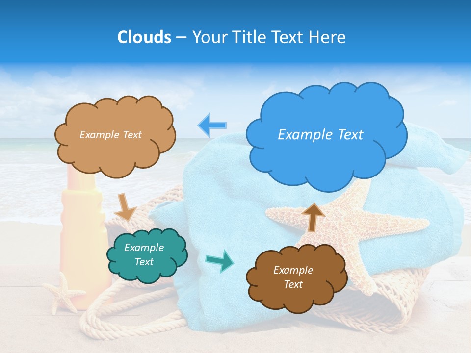 Vacation Scene Screen PowerPoint Template