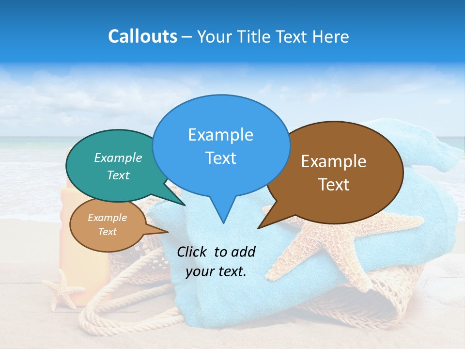 Vacation Scene Screen PowerPoint Template