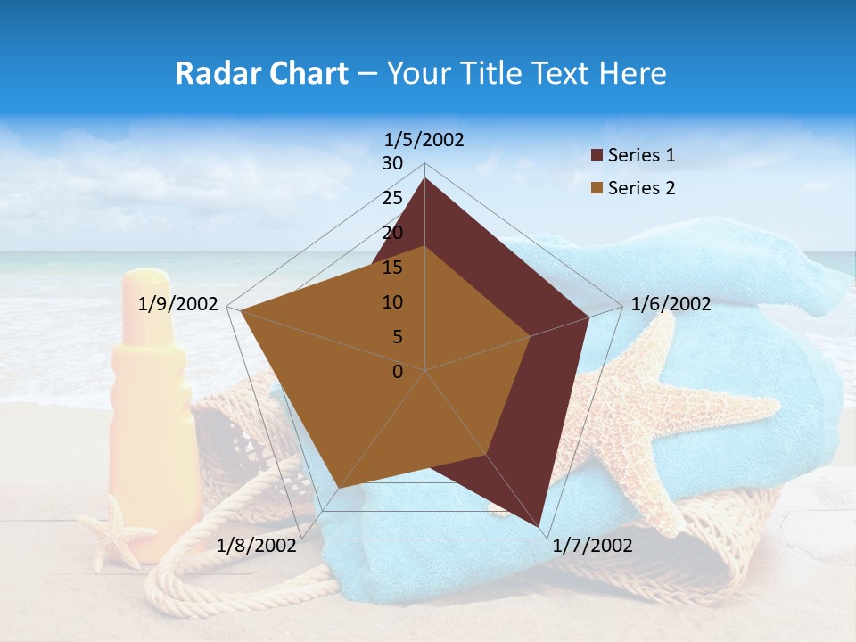 Vacation Scene Screen PowerPoint Template