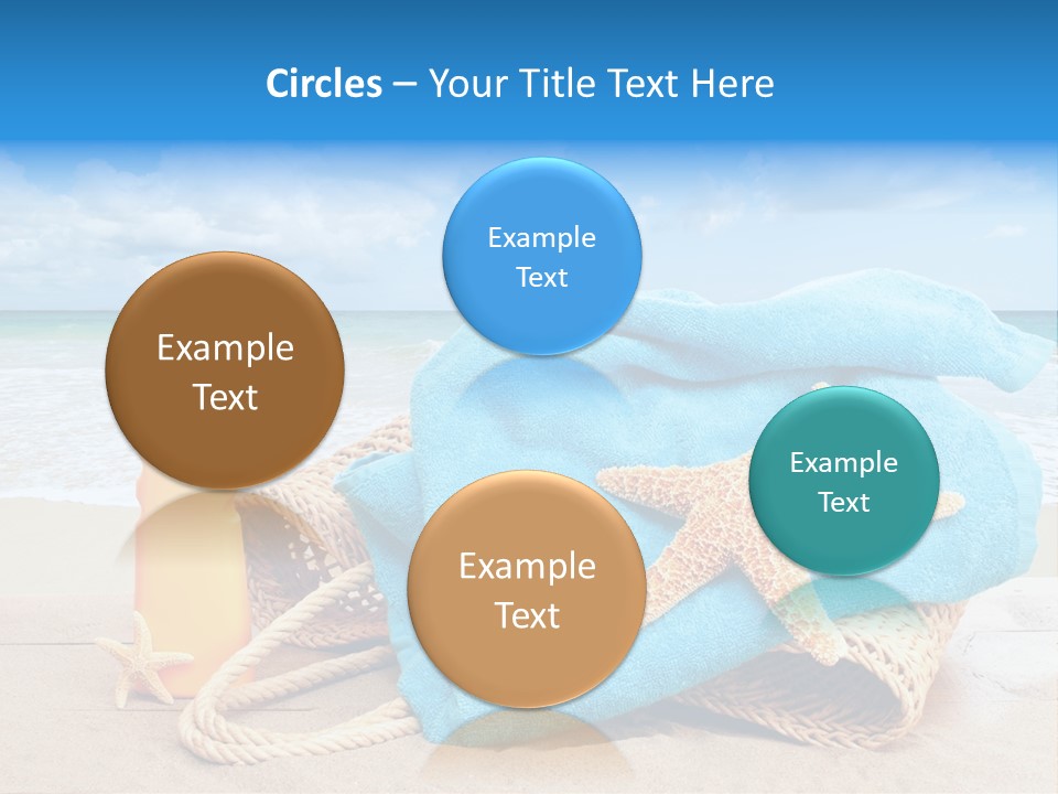 Vacation Scene Screen PowerPoint Template