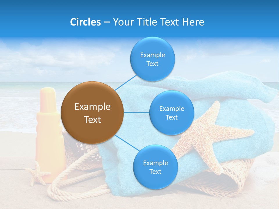 Vacation Scene Screen PowerPoint Template